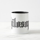 studie mok " filosofie " van de universiteit (Midden)