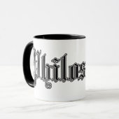 studie mok " filosofie " van de universiteit (Voorkant links)