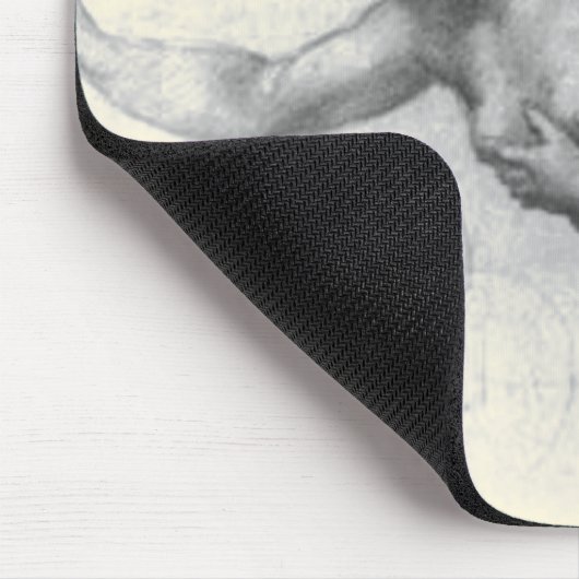 Studie naar de 3 Graces - Raphael mousepad Muismat (Hoek)