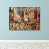 Studie naar de corruptie van de heer Nicholas II Canvas Afdruk (Insitu (Houten vloer))