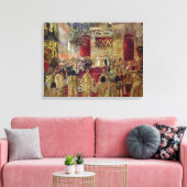 Studie naar de corruptie van de heer Nicholas II Canvas Afdruk (Insitu (Woonkamer))