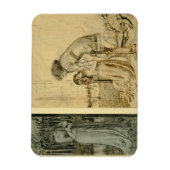 Studie naar de geverfde panelen op de St. George C Magneet (Verticaal)