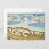 Studie naar de ingang van Seurat naar de buitenhav Briefkaart (Voorkant / Achterkant)