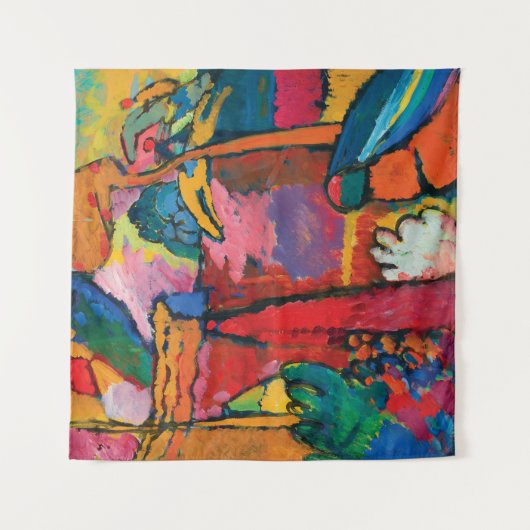 Studie naar de verbetering V door Wassily Kandinsk Wandkleed (Voorkant)