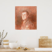 Studie naar een ruiterportret poster (Keuken)