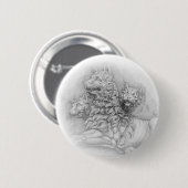 Studie naar het beeld van Lion - Pierre Jacques-kn Ronde Button 5,7 Cm (Voorkant /achterkant)