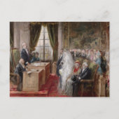 Studie naar het burgerlijk huwelijk briefkaart (Voorkant)