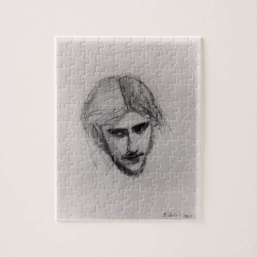 Studie naar het hoofd van Ferdinand voor Ferdinand Legpuzzel (Verticaal)