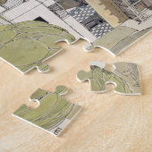 Studie naar het huis van Olbrich, Darmstadt, uit ' Legpuzzel (Zijkant)