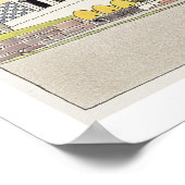 Studie naar het huis van Olbrich, Darmstadt, uit ' Poster (Hoek)