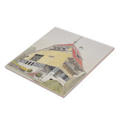 Studie naar het huis van Olbrich, Darmstadt, uit ' Tegeltje (Zijkant)