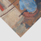 Studie naar Hopi Weaver van Maynard Dixon Tissuepapier (Detail)