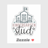 Studie naar Kindergaten Sticker (Vel)
