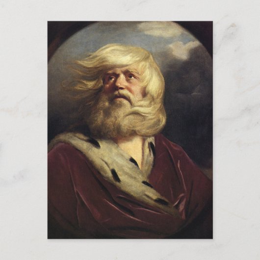 Studie naar King Lear - Joshua Reynolds Briefkaart (Voorkant)