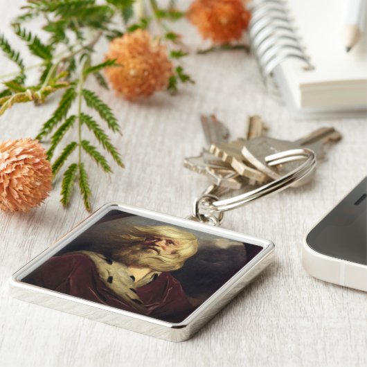 Studie naar King Lear - Joshua Reynolds Sleutelhanger (Zijkant)