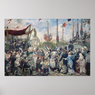 Studie naar "Le 14 Juillet 1880", 1880-84 Poster