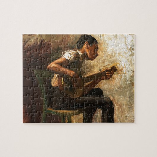 Studie naar Negro Boy Dancing Legpuzzel (Horizontaal)