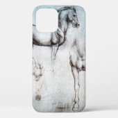 Studie naar paarden, Leonardo da Vinci Case-Mate iPhone Case (Achterkant)
