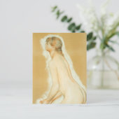 Studie naar "The Large Bathers" door Pierre Renoir Briefkaart (Staand voorkant)