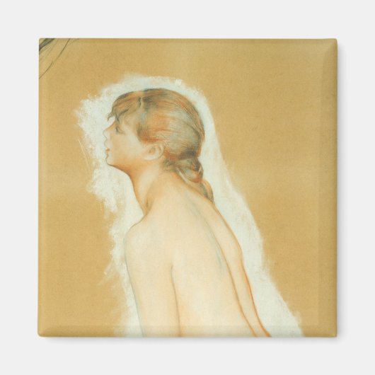 Studie naar "The Large Bathers" door Pierre Renoir Magneet (Voorkant)