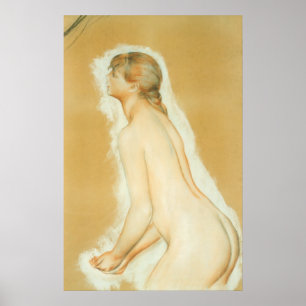 Studie naar "The Large Bathers" door Pierre Renoir Poster