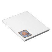 Studie over Airedale Terrier Head Notitieblok (Schuin)