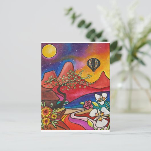 Studie over Zion Post Card door Studio Burke© Briefkaart (Staand voorkant)