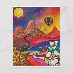 Studie over Zion Post Card door Studio Burke© Briefkaart