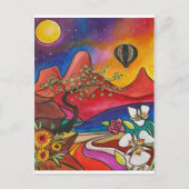 Studie over Zion Post Card door Studio Burke© Briefkaart (Voorkant)