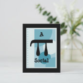 Studie Partij of Voordeel Pi Sociale Uitnodigingen (Staand voorkant)