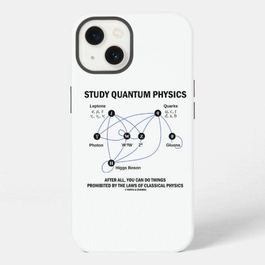 Studie Quantum Physics Higgs Field Standard Model iPhone Hoesje (Achterkant)