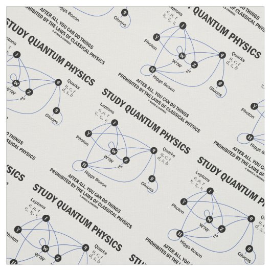 Studie Quantum Physics Higgs Field Standard Model Stof (Swatch)