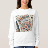 Studie Sterk 🌸 Empowering Bloemen Sweatshirt (Voorkant)