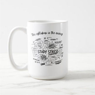 Studie Stress Koffiekop | Grappige Student Examen Koffiemok