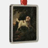 Studie van Clumber Spaniel Metalen Ornament (Rechts)