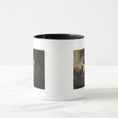 Studie van Clumber Spaniel Mok (Midden)