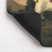 Studie van Clumber Spaniel Muismat (Hoek)