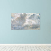 Studie van Cumulus Clouds, 1822 (olie op papier) Canvas Afdruk (Insitu (Houten vloer))