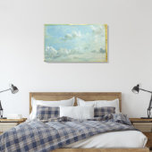 Studie van Cumulus Clouds, 1822 (olie op papier) Canvas Afdruk (Insitu (Slaapkamer))