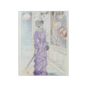 Studie van de Academie -  Victoriaans Mode Notitieblok (Linkerzijde)