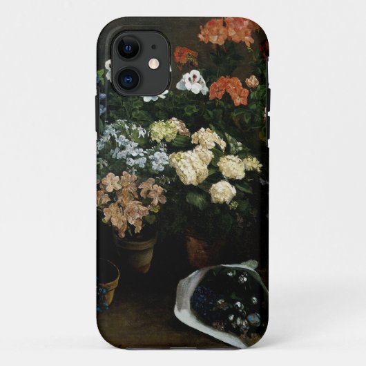 Studie van de bloemen door Frederic Bazille Case-Mate iPhone Case (Achterkant)