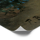 Studie van de bloemen door Frederic Bazille,  kuns Poster (Hoek)