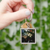 Studie van de bloemen door Frederic Bazille Sleutelhanger (Hand)