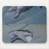 Studie van de handen van een Man Muismat (Voorkant)