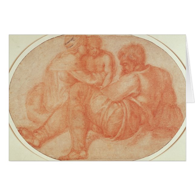 Studie van de Heilige Familie (Voorkant Horizontaal)