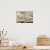 Studie van de hemel in Quirinal Poster (Keuken)