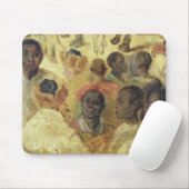 Studie van de Moorse hoofden Muismat (Met muis)