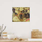 Studie van de Moorse hoofden Poster (Keuken)