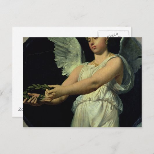 Studie van de overwinning briefkaart (Voorkant / Achterkant)