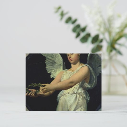 Studie van de overwinning briefkaart (Staand voorkant)